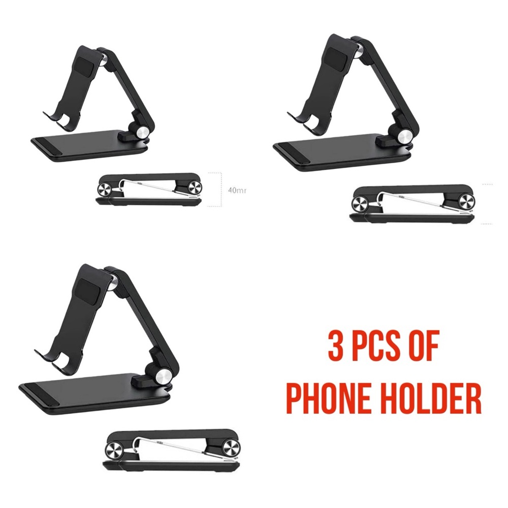 3 PACKS - CELL PHONE HOLDER, IPad HOLDER, UNIVERSAL DESKTOP HOLDER